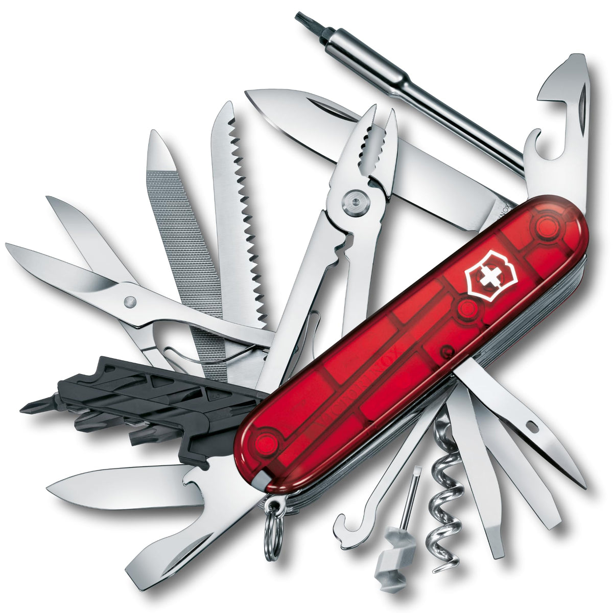 Victorinox Schweizer Taschenmesser Cyber Tool L, Multitool 39 Funktionen