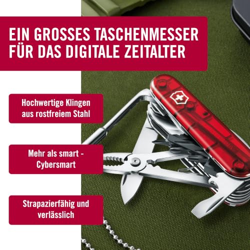Victorinox Schweizer Taschenmesser Cyber Tool L, Multitool 39 Funktionen