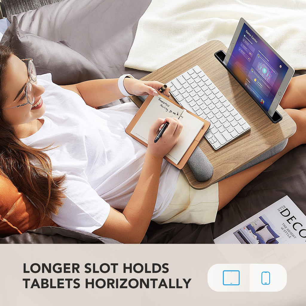HUANUO Laptopkissen mit Schaumstoffpolsterung für 15,6-Zoll-Notebooks