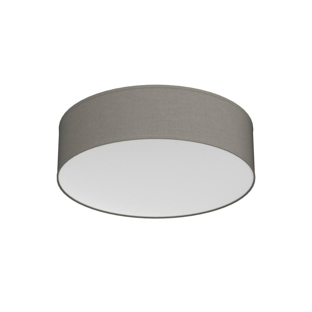 B.K.Licht - Deckenlampe mit Lampenschirm aus Stoff, Taupe, E27 Fassung, max. 40 Watt, 300mm, Deckenleuchte, Lampe, Wohnzimmerlampe, Schlafzimmerlampe, Küchenlampe, Deckenbeleuchtung, 30x10cm