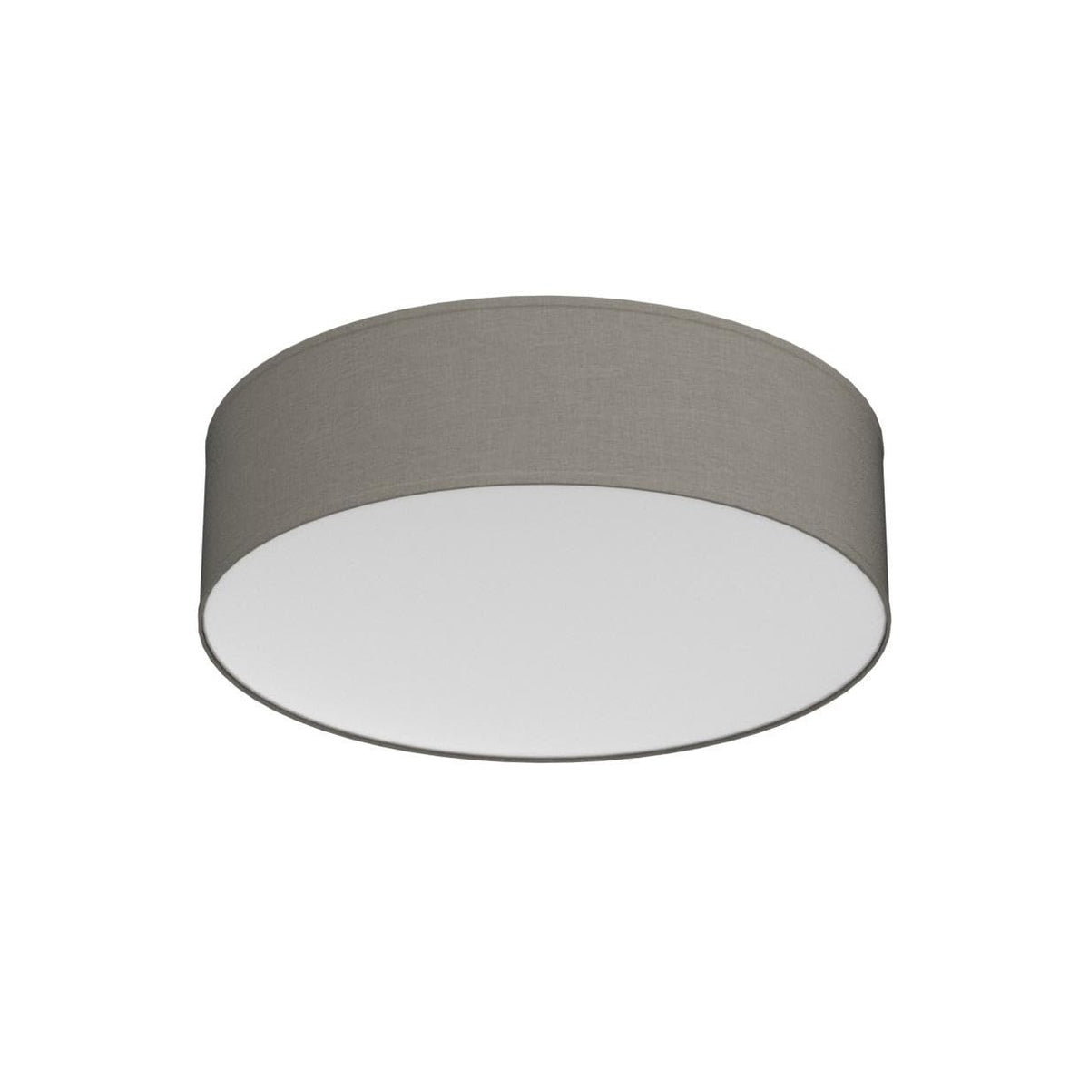 B.K.Licht - Deckenlampe mit Lampenschirm aus Stoff, Taupe, E27 Fassung, max. 40 Watt, 300mm, Deckenleuchte, Lampe, Wohnzimmerlampe, Schlafzimmerlampe, Küchenlampe, Deckenbeleuchtung, 30x10cm
