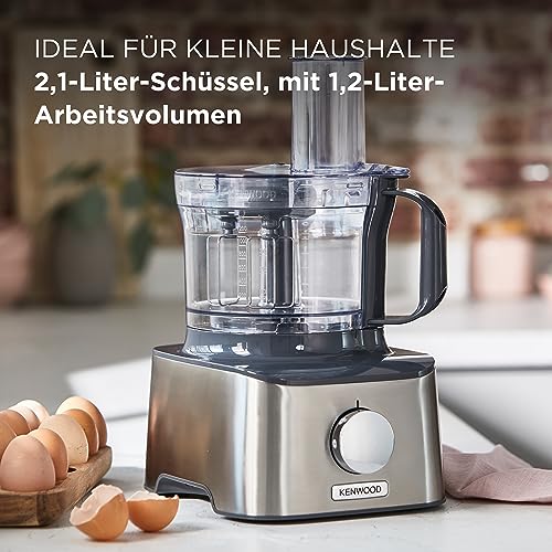 Kenwood MultiPro Compact - Küchenmaschine 800W 2,1L Schüssel 9 Zubehörteile