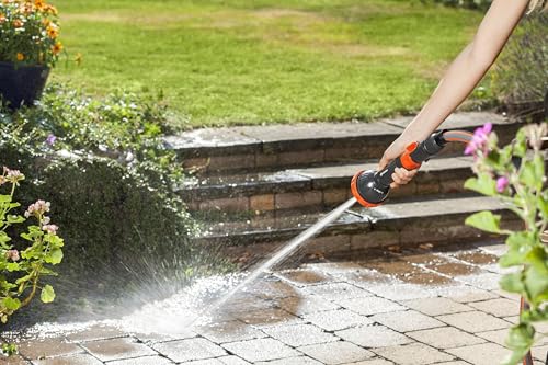 Gardena Profi-System-Spritz-Brause: Gartenbrause für einen höheren Wasserdurchfluss, mit stufenlos regulierbarem Wasserstrahl (2847-20)