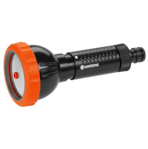 Gardena Profi-System-Spritz-Brause: Gartenbrause für einen höheren Wasserdurchfluss, mit stufenlos regulierbarem Wasserstrahl (2847-20)