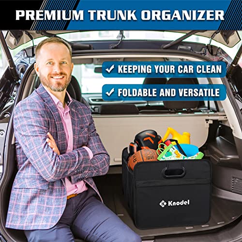 K KNODEL Auto Kofferraum Organizer, Kofferraum (Mittelgroß, Schwarz)