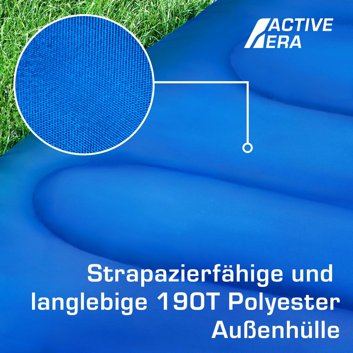 Active Era Deckenschlafsack - Sleeping Bag, -3°C bis 15°C Sommer, Frühling, Herbst - Leichter Schlafsack Outdoor und Indoor