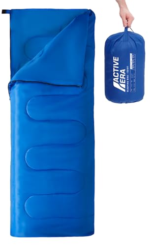 Active Era Deckenschlafsack - Sleeping Bag, -3°C bis 15°C Sommer, Frühling, Herbst - Leichter Schlafsack Outdoor und Indoor