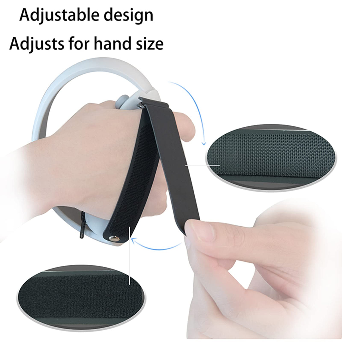 Generic Controller Cover, Silikongel, Hautschutz, verstellbare Controller-Riemen, kompatibel mit PICO 4 VR Zubehör (schwarz)