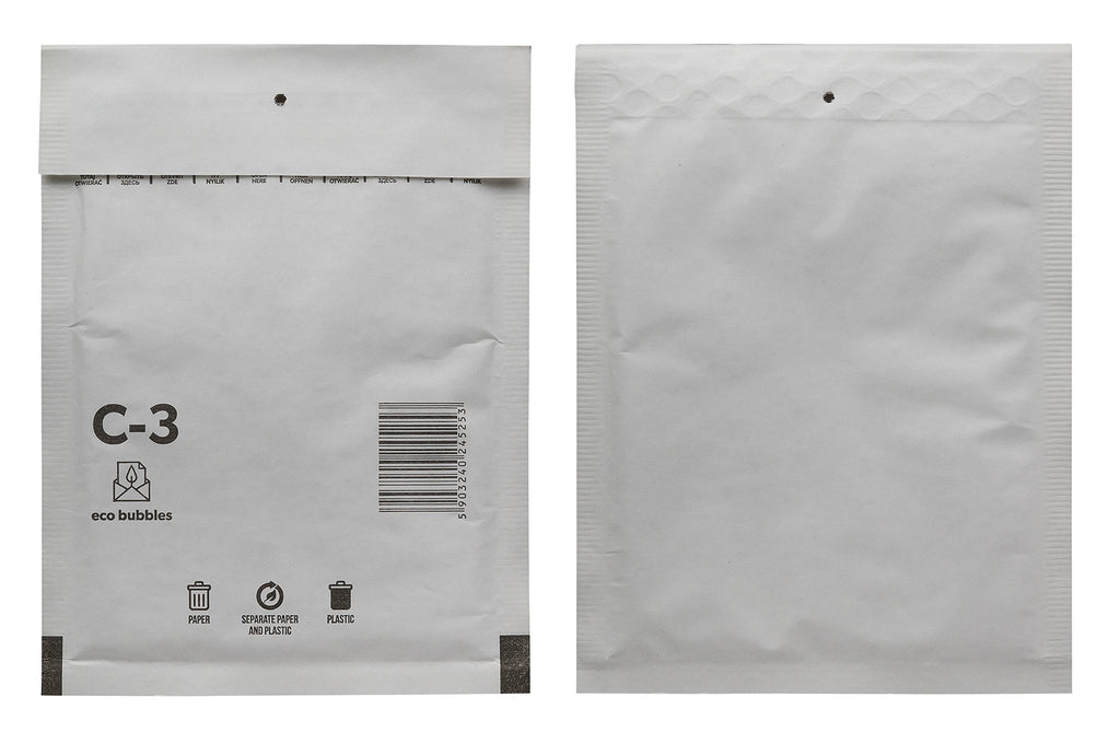 100 Luftpolsterumschläge Versandtaschen Luftpolster C3 weiß Polsterumschlag