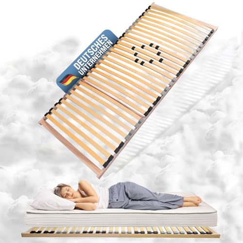 Coemo Stabiler 7-Zonen Lattenrost Basic, 140x200 cm, Lattenrahmen starr
