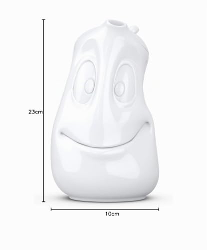 FIFTYEIGHT PRODUCTS / Tassen / Kanne „Gut drauf“ (Porzellan, 1200 ml, weiß, Made in Germany)