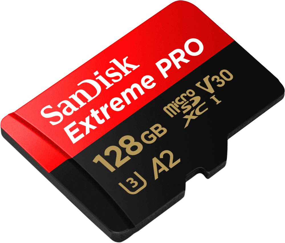 SanDisk Extreme PRO microSDXC UHS-I Speicherkarte 128 GB + Adapter & RescuePRO Deluxe (Für Smartphones, Actionkameras oder Drohnen, A2, Class 10, V30, U3, 200 MB/s Übertragung)
