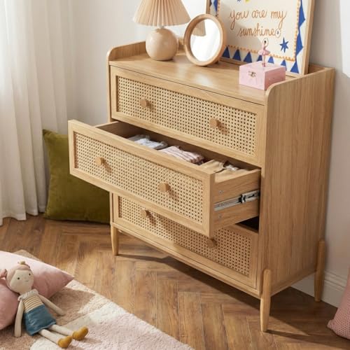 BAÏTA PABLO02 Kommode für Kinder, natürlich, Länge 80 cm, Natur