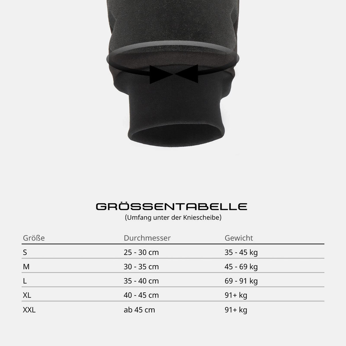 Trace Volleyball Knieschützer 42000 schwarz M