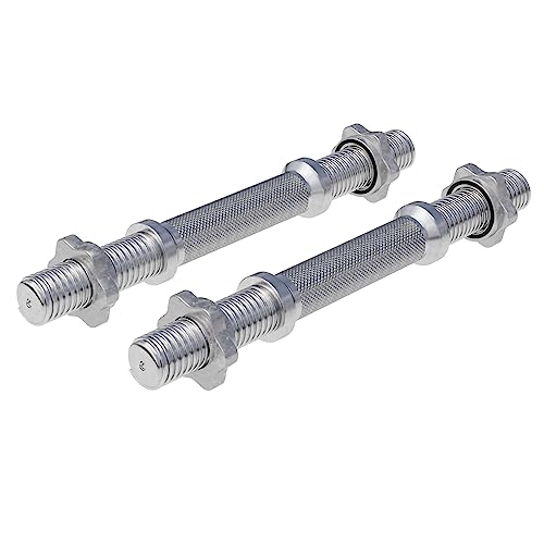 GORILLA SPORTS® Kurzhantelstangen 2er Set, 35 cm, 30 mm, 4 Sternverschlüsse