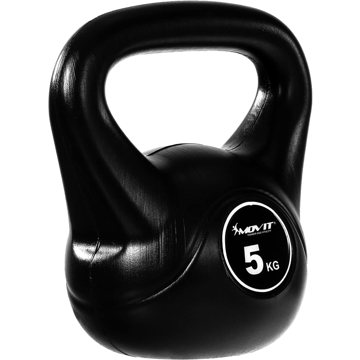 MOVIT® Kettlebell 1–20 kg, Kugelhantel mit bodenschonender Kunststoffhülle