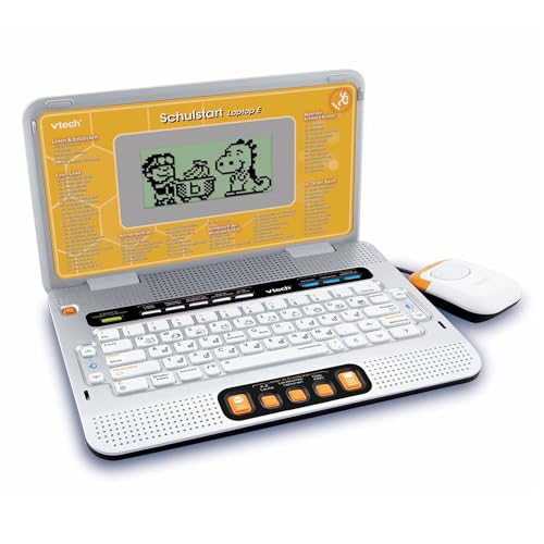 VTech Schulstart Laptop E – 160 Lernspiele Deutsch & Englisch