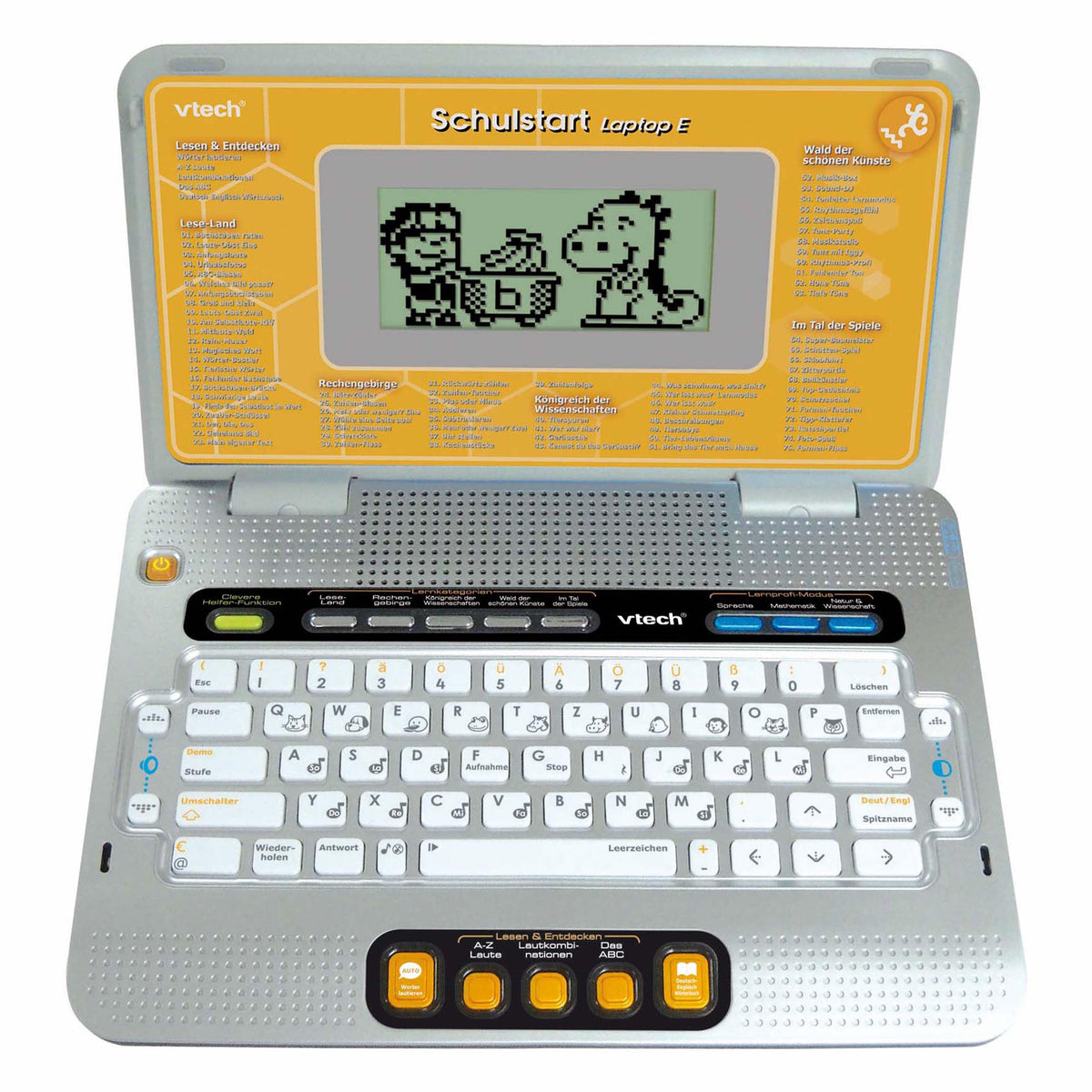 VTech Schulstart Laptop E – 160 Lernspiele Deutsch & Englisch