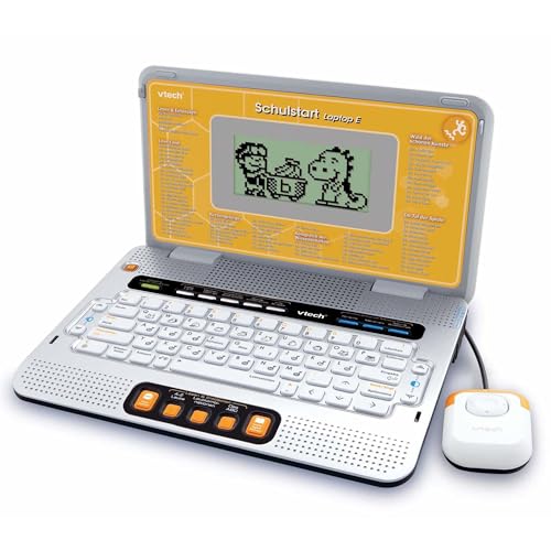 VTech Schulstart Laptop E – 160 Lernspiele Deutsch & Englisch