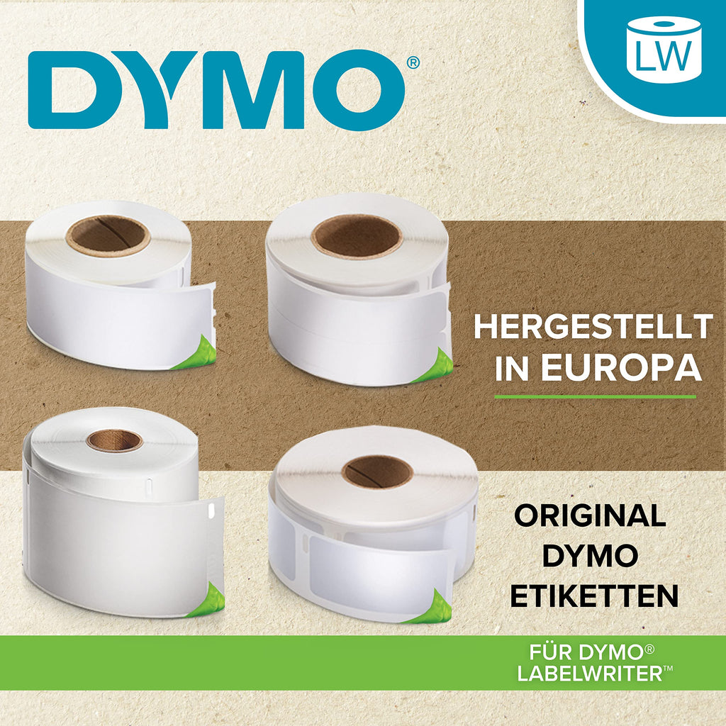 DYMO Original LabelWriter Adressetiketten | 28 mm x 89 mm | 24 Rollen mit je 130 leicht ablösbaren Etiketten (3.120 Etiketten) | selbstklebende Etiketten | für LabelWriter-Beschriftungsgerät