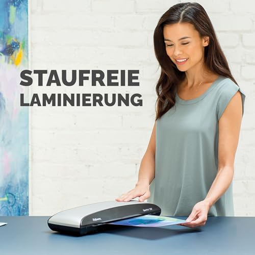 Fellowes A4 Laminiergerät, Spectra A4 für Einsteiger, für 80-125 Mikron Laminierfolien, bis A4 Format, für Zuhause/Home Office, inkl 10 gratis