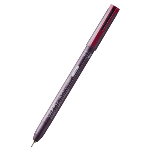 Copic Multiliner 0,5 mm, Wine, Fineliner mit einer feinen Spitze und wasserbeständiger Pigmenttinte