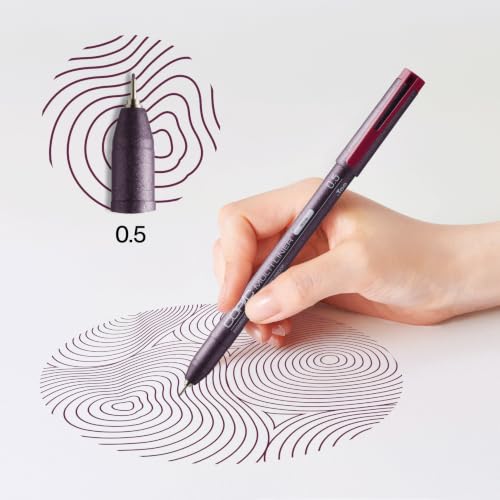 Copic Multiliner 0,5 mm, Wine, Fineliner mit einer feinen Spitze und wasserbeständiger Pigmenttinte