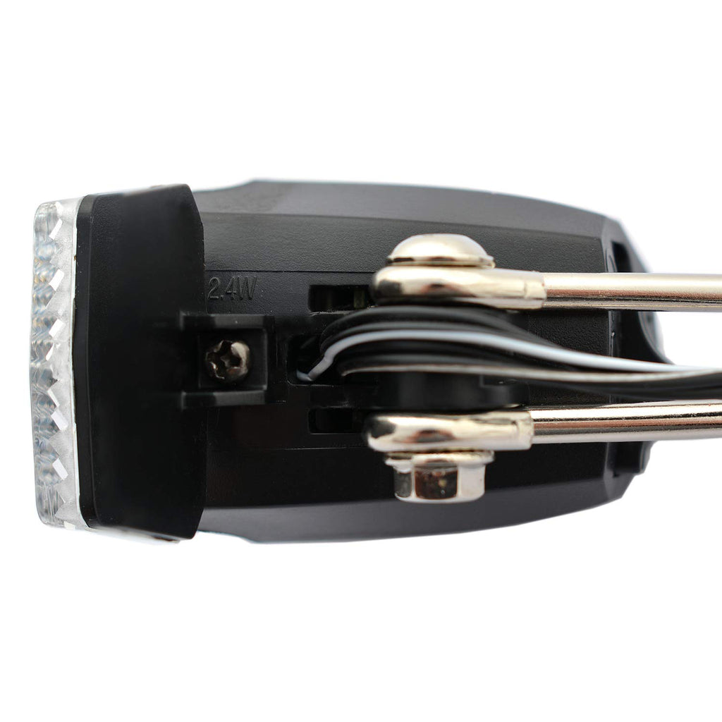 nean LED Dynamo Fahrradlicht 30 LUX mit Lichtautomatik, Standlicht und StVZO Zulassung, Fahrradlampe, Fahrrad Frontlicht, Fahrradleuchte vorne, Scheinwerfer, schwarz