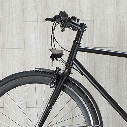 nean LED Dynamo Fahrradlicht 30 LUX mit Lichtautomatik, Standlicht und StVZO Zulassung, Fahrradlampe, Fahrrad Frontlicht, Fahrradleuchte vorne, Scheinwerfer, schwarz