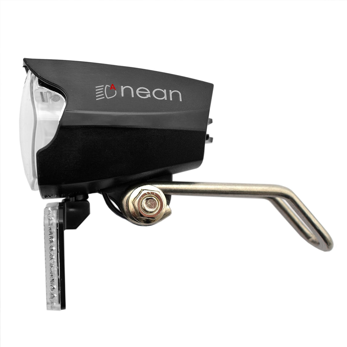 nean LED Dynamo Fahrradlicht 30 LUX mit Lichtautomatik, Standlicht und StVZO Zulassung, Fahrradlampe, Fahrrad Frontlicht, Fahrradleuchte vorne, Scheinwerfer, schwarz