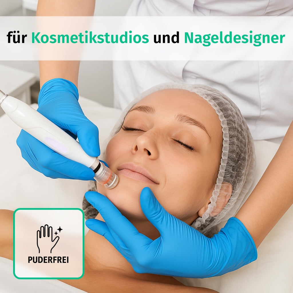 SF Nitrilhandschuhe XXL Blau – 100 Stück Einweghandschuhe, latexfrei