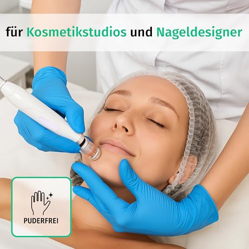 SF Nitrilhandschuhe XXL Blau – 100 Stück Einweghandschuhe, latexfrei