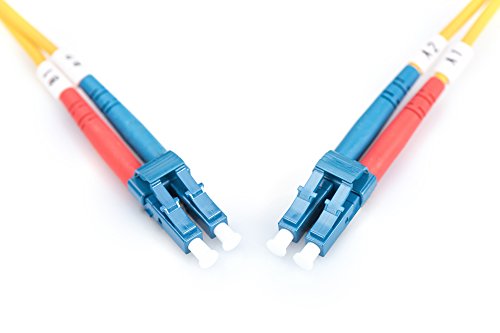 DIGITUS DK-2933-02 – Glasfaserkabel OS2 – 2 m – LC zu LC – Duplex LWL Kabel – 1/10 Gbit/s – SM Singlemode Glasfaser LAN Kabel – Fasertyp: 9/125 µ – Gelb (Yellow)