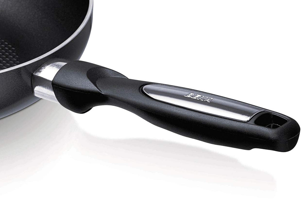 Beka 13078204 Pro Induc Anthrazit Mini Wok Pfanne, Aluminium beschichtet innen, 20 cm