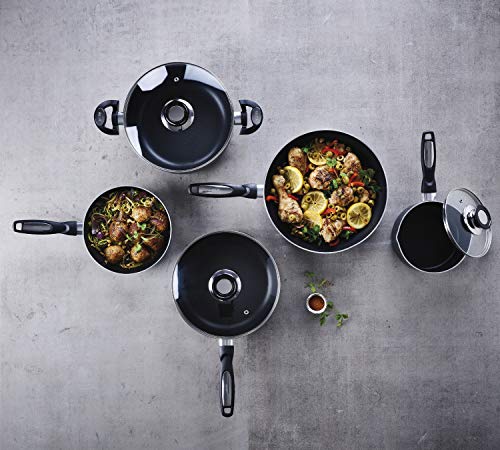 Beka 13078204 Pro Induc Anthrazit Mini Wok Pfanne, Aluminium beschichtet innen, 20 cm