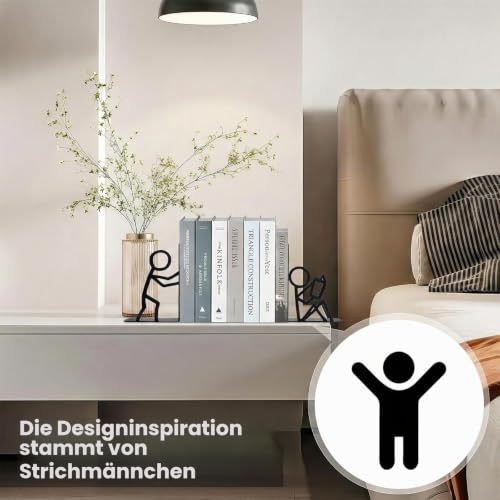 Buchstütze für Regale Dekorative, Süße Buchstützen Metall, Originell für Schwere Bücher, Buchhalter für Büro Schule Zuhause, Schreibtisch Regal Dekoration, Geschenk für Bücherliebhaber