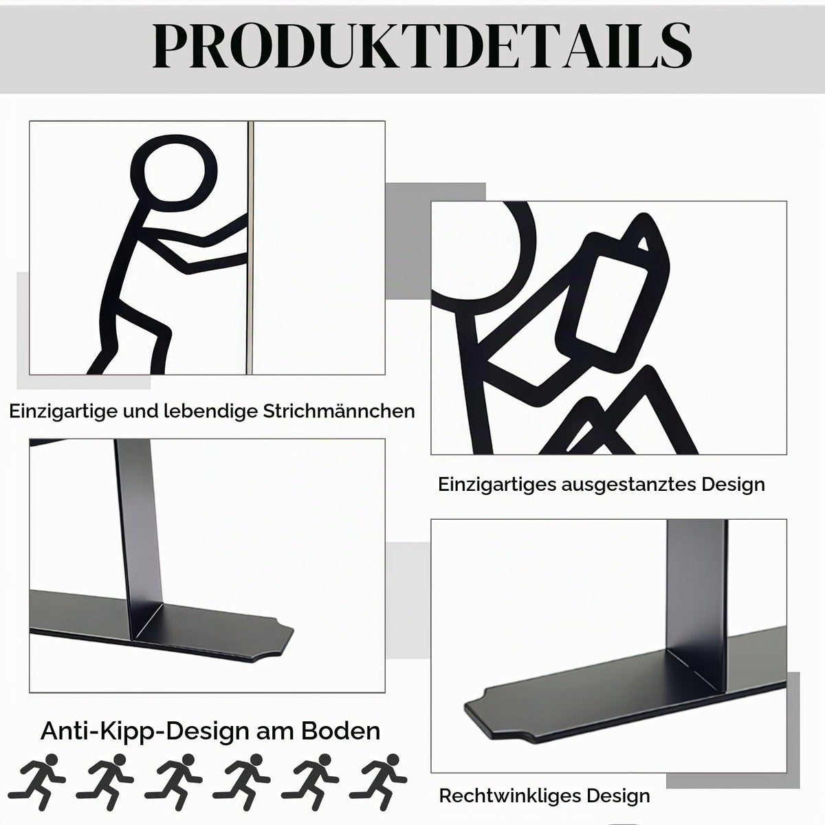 Buchstütze für Regale Dekorative, Süße Buchstützen Metall, Originell für Schwere Bücher, Buchhalter für Büro Schule Zuhause, Schreibtisch Regal Dekoration, Geschenk für Bücherliebhaber