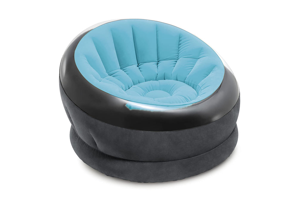 Intex 68582NP – Assorted Empire aufblasbarer Sessel, Vinyl, Mehrfarbig, 112 x 109 x 69 cm, Sortiert