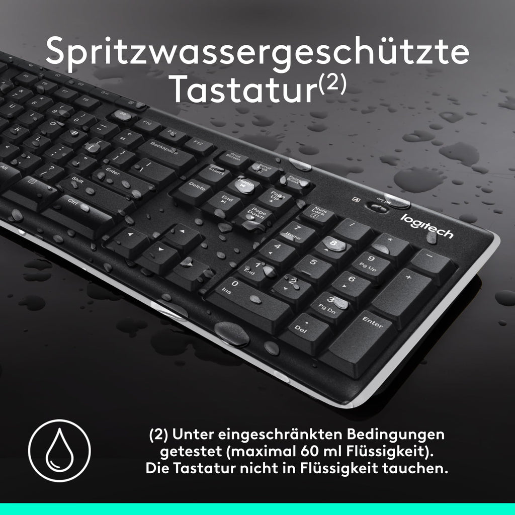 Logitech K270 Kabellose Tastatur für Windows