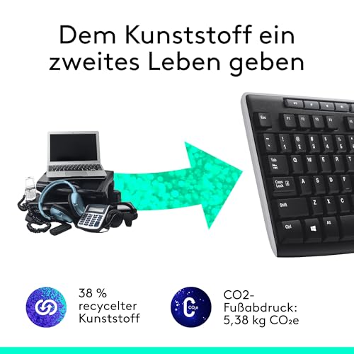 Logitech K270 Kabellose Tastatur für Windows