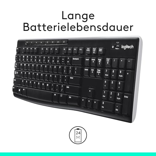 Logitech K270 Kabellose Tastatur für Windows