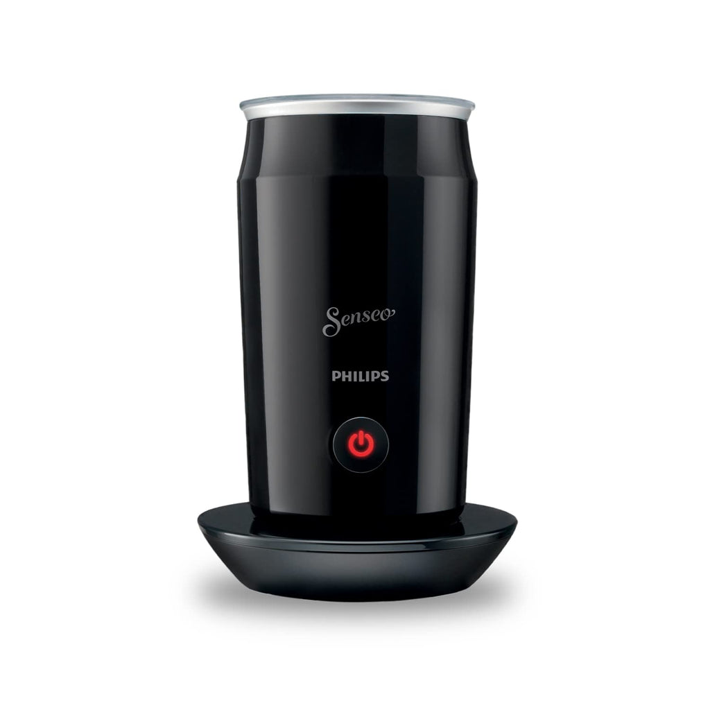 Philips SENSEO® Milk Twister – Milchaufschäumer für heißes und kaltes Milchaufschäumen für 2 Cappucinos, Antihaftbeschichtung, 500 Watt, 0.12 Liter, ‎15.1 x 15.1 x 21.7 cm, schwarz (CA6500/60)