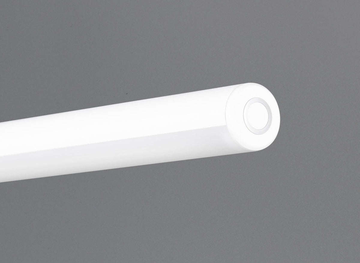 Reality Leuchten LED Klemmleuchte Nevada R57941131, Kunststoff Weiß matt, 5 Watt LED, dimmbar, Farbwechsel