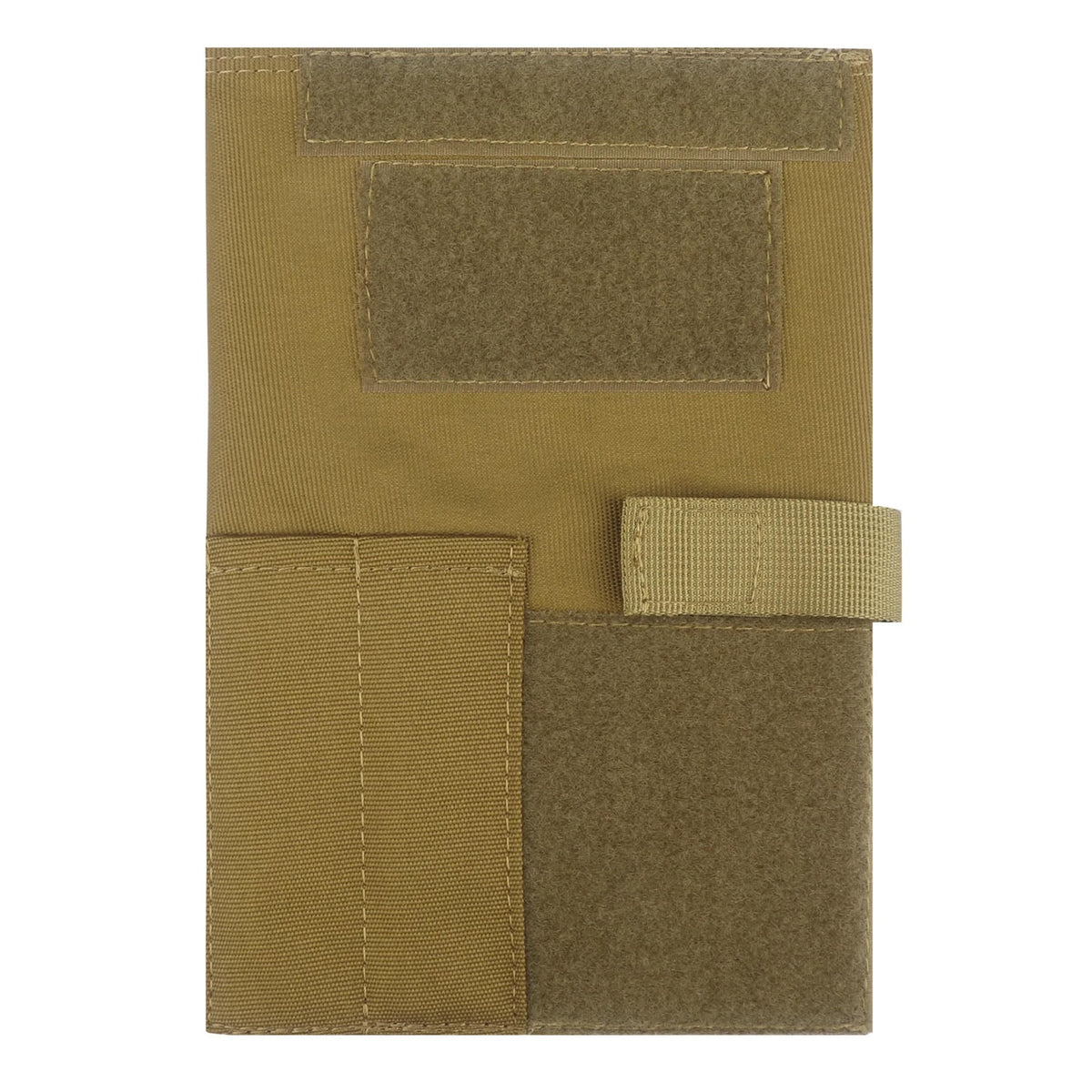 OCP Militär-Notizbuchhülle – 5,5 x 8 Zoll taktische Hülle mit Patch-Schlaufe und Taschen (Notizbuch nicht im Lieferumfang enthalten) (Khaki)