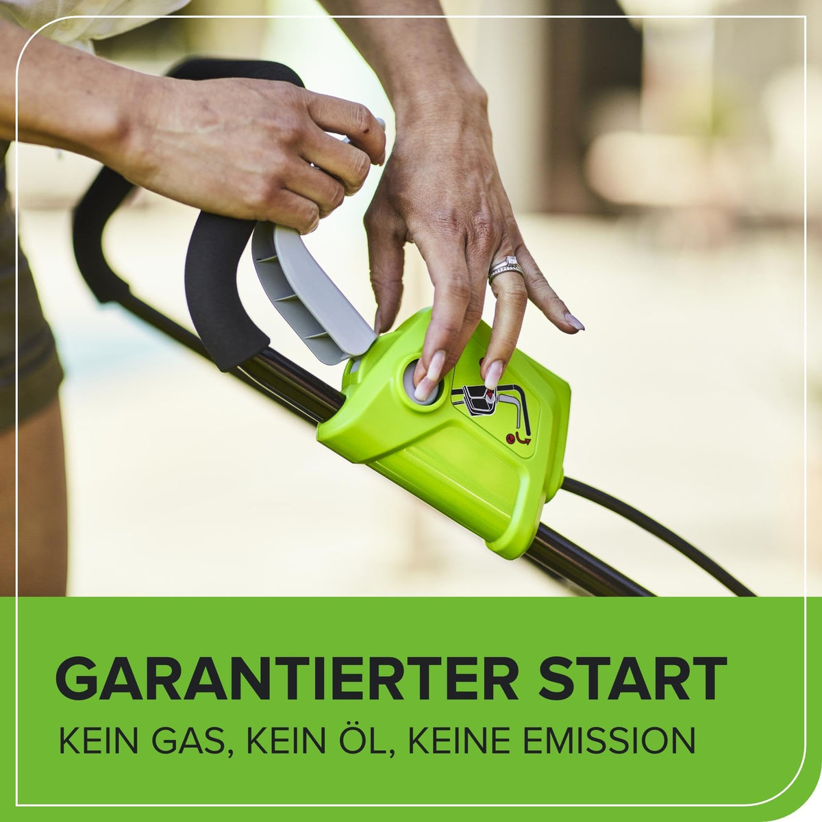 Greenworks 40V Kabelloser Akku Rasenmäher für Flächen bis zu 200 m², 35 cm Schnittbreite, 40-Liter-Sack PLUS 40 V 2Ah-Akku & Ladegerät, 3 Jahre Garantie-G40LM35K2