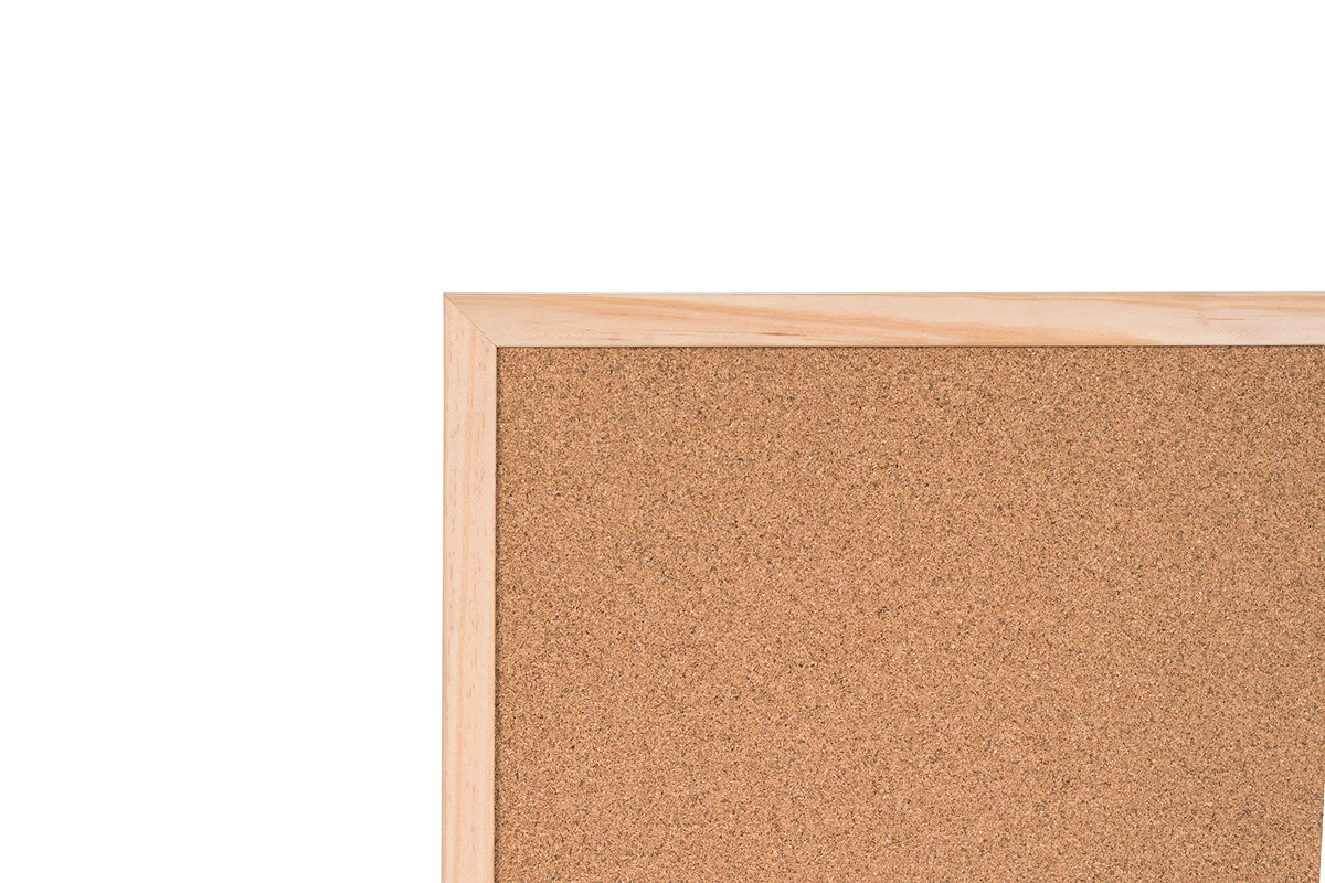Bi-Office Korktafel / Pinnwand mit Holzrahmen- 5 Größen wählbar - 60 x 45 cm