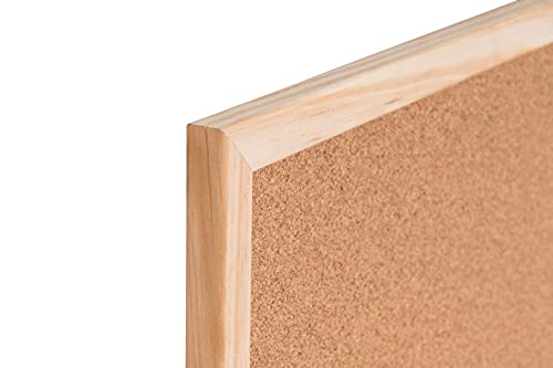 Bi-Office Korktafel / Pinnwand mit Holzrahmen- 5 Größen wählbar - 60 x 45 cm
