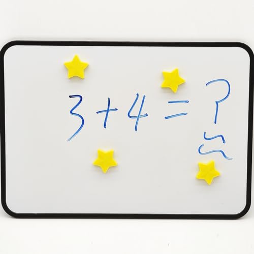 Magnete für Magnettafel, 30 Magnet Kühlschrankmagnete Kühlschrank Magnete Mini Magnete Klein Whiteboard Magnete Magneten Starker Halt Tafelmagnete, für Whiteboard, Pinnwand,Küche (Sterne, Gelb)