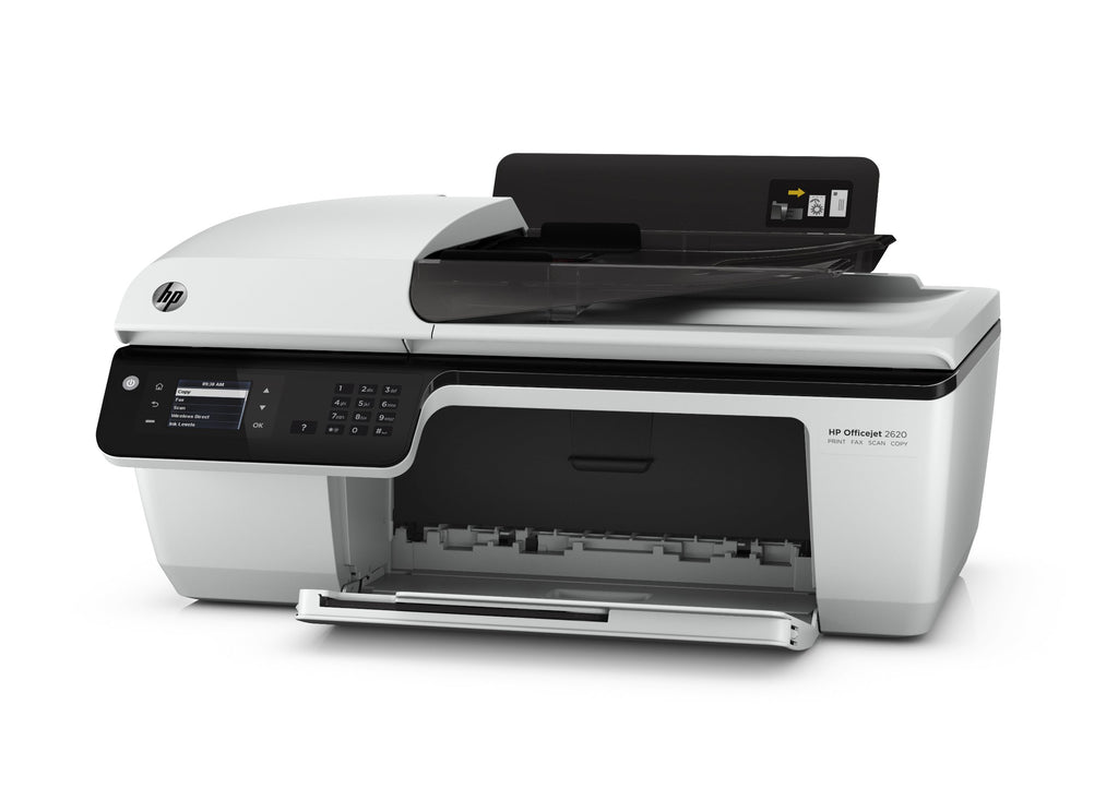 HP Officejet 2620 All-in-One Multifunktionsgerät (Scanner, Kopierer, Drucker, Fax, USB 2.0) weiß/schwarz