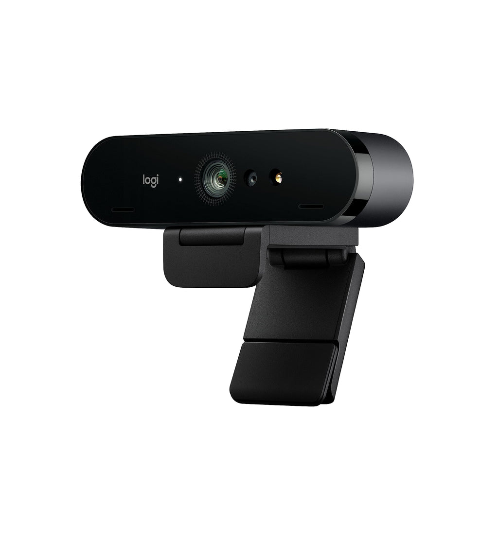 Logitech BRIO 4K Webcam, Ultra 4K HD Videoanrufe, Mikrofon mit Geräuschunterdrückung, HD Auto Lichtkorrektur, Breites Sichtfeld, funktioniert mit Microsoft Teams, Zoom, Google Voice,